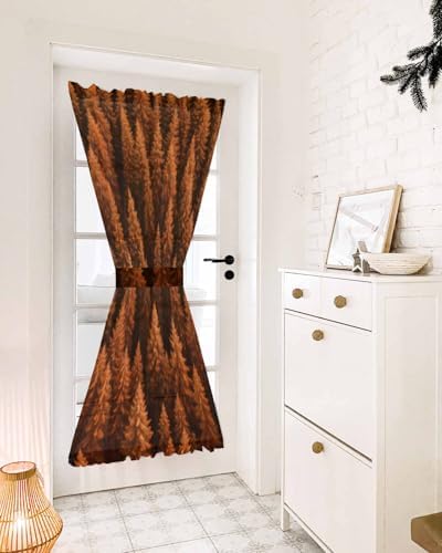 Elegant Door Curtains with Tiebacks for French Doors