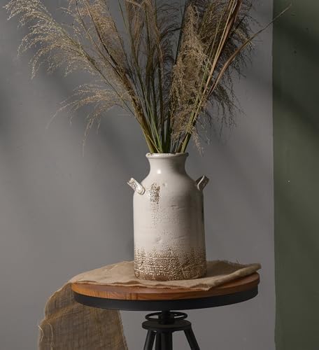 Quoowiit Ceramic Rustic Farmhouse Vase 14 Inch