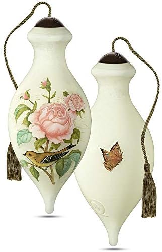 Precious Moments Rose Bird and Butterfly Ornament