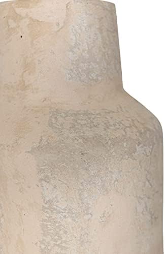White Paper Mache Vase by Foreside Home and Garden