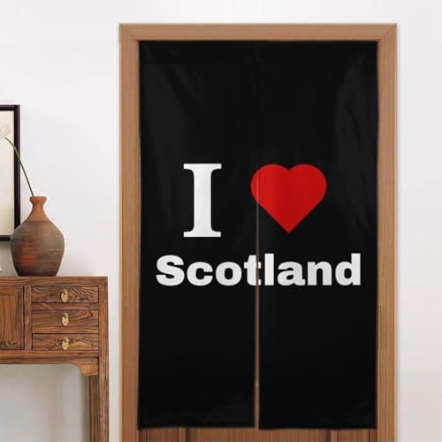 MULIHU I Love Scotland Blackout Curtains for Doorways