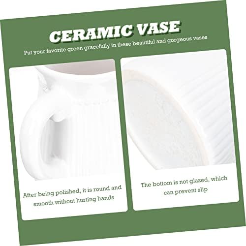 Kettle Shape Ceramic Vase for Home Office Decor