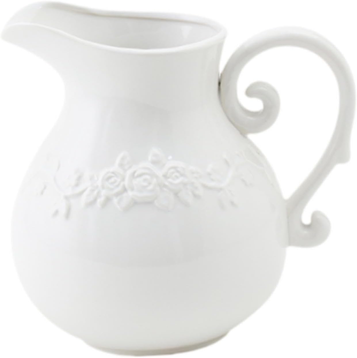 Elegant Ceramic Vase with Handle for Home Decor