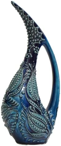 Turkish 15 Inch Ceramic Swan Vase