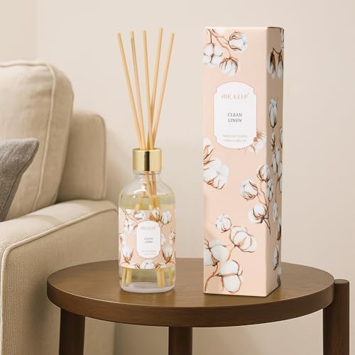 Airkeep Reed Diffuser Oil Set with 8 Sticks and 676 oz Oil