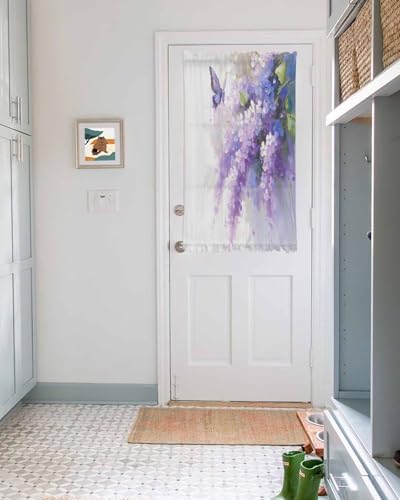 Elegant Door Curtains with Tiebacks for French Doors 1