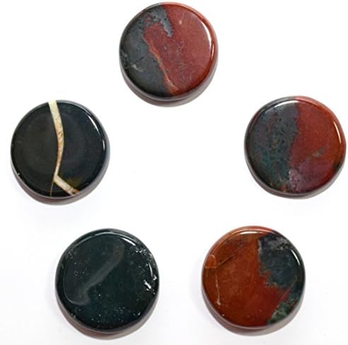 HQRP Bloodstone Stand Set for Worry Stones - 2PCS