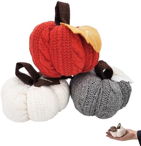 3 Pcs Fall Pumpkin Decorations for Holiday