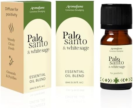 Palo Santo White Sage Essential Oil Diffuser Blend by Aromafume