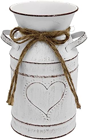 Rustic Galvanized Milk Can Flower Vase - 78 Inch