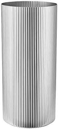 Georg Jensen Bernadotte Large Stainless Steel Vase 1