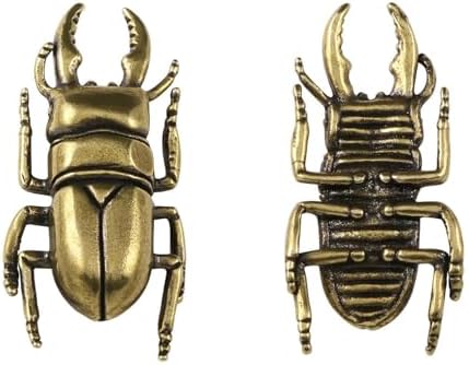 Solid Brass Big Beetle Antique Decoration