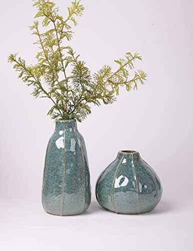 HAUCOZE Ceramic Decorative Vase 83 Inch Modern Sculpture