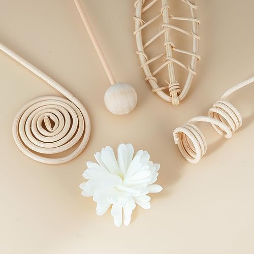 WUTAOBON 12Pcs 10 Inch Natural Rattan Reed Diffuser Set