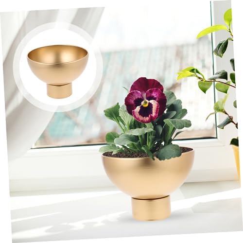 Cabilock Rustic Metal Vase for Flowers and Decor