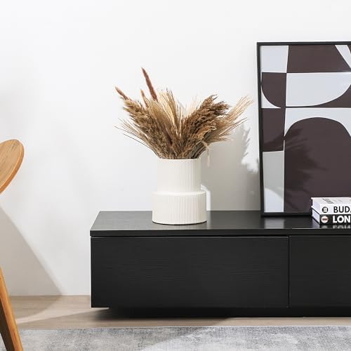 White Ceramic Flower Vase 75 Inches Tall for Home Decor