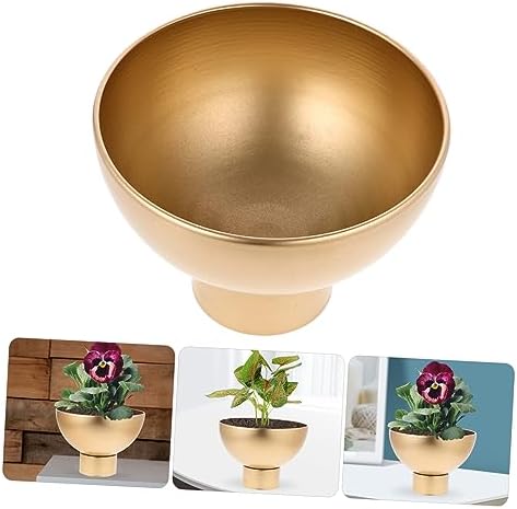 Cabilock Rustic Metal Vase for Flowers and Decor