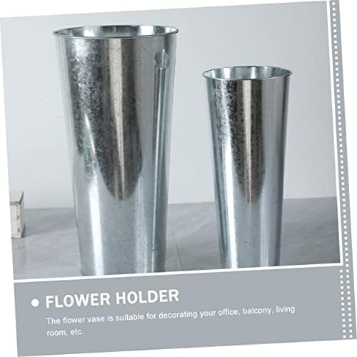 STOBAZA Iron Flower Bucket Creative Vase Decor
