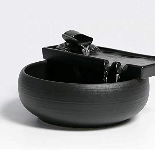 Ceramic Tabletop Fountain for Indoor and Outdoor Use
