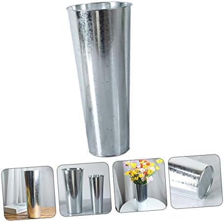 STOBAZA Iron Flower Bucket Creative Vase Decor