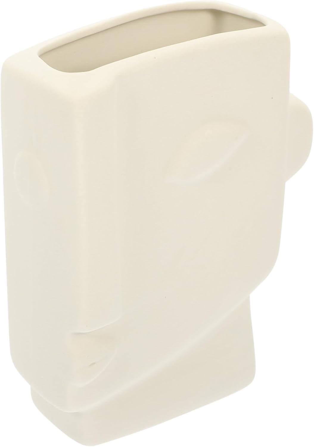 STOBAZA Abstract Human Face Ceramic Vase for Home Decor