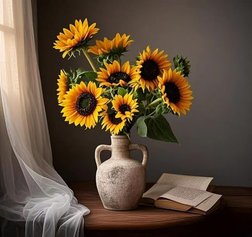 Rustic Ceramic Vase Large Neutral Clay Pot for Home Decor