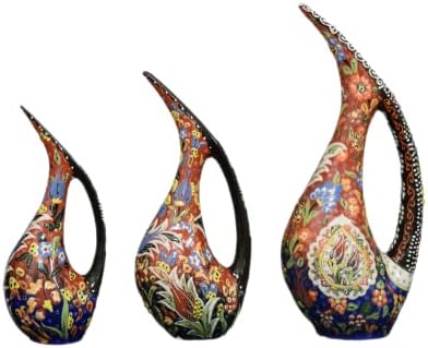 EliPOT Turkish 12 Inch Ceramic Swan Vase