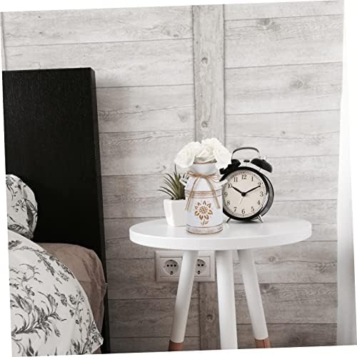 Retro Metal Flower Bucket Vase for Home and Garden