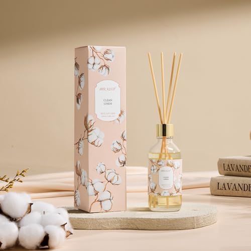 Airkeep Reed Diffuser Oil Set with 8 Sticks and 676 oz Oil