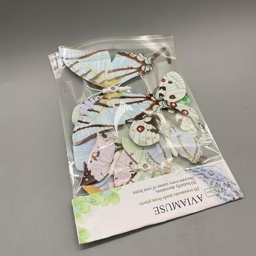 3D Plastic Decorative Ornaments Set of 12