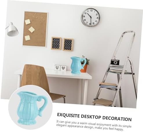 VOSAREA Vintage Ceramic Blue Vase Home Decor Gift 1