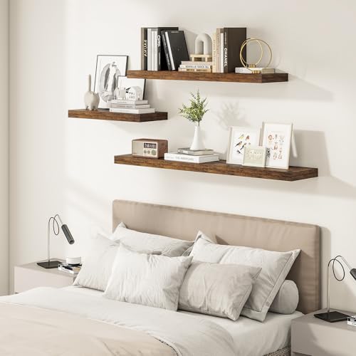 Vivelove 24 x 12 Floating Shelves Set Of 2