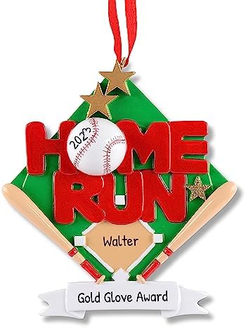 Personalized Baseball Ornament 2025