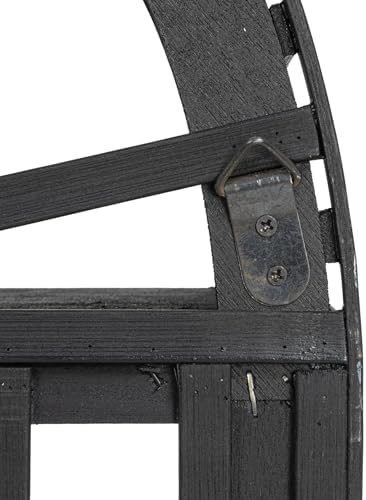 Creative Co Op Arched Wall Shelf Black