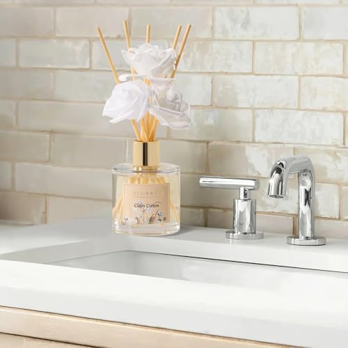 Cocorrna Reed Diffuser Set 67oz Fresh Cotton Scent Home Fragrance