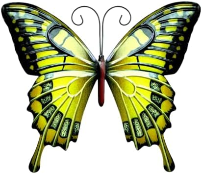 Colorful Butterfly Wall Art Outdoor Decor Hanging Sculpture for Home Yard