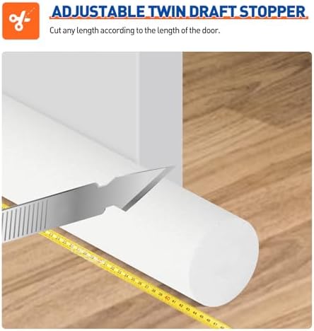 MAGZO Double Side Door Draft Stopper 36 Gray