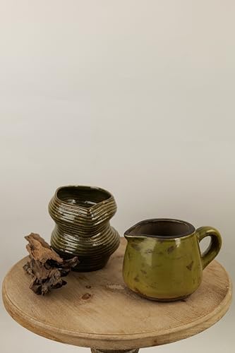 Ceramic Vase with Handle for Home Decor