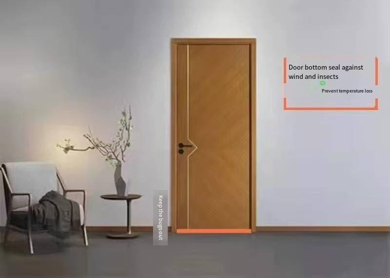 LYNN Door Draft Stopper 2 x 39 Gray Under Door Insulator