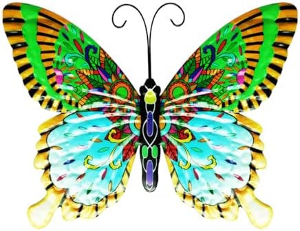 16 Large Colorful Butterfly Metal Wall Art Hanging Decor