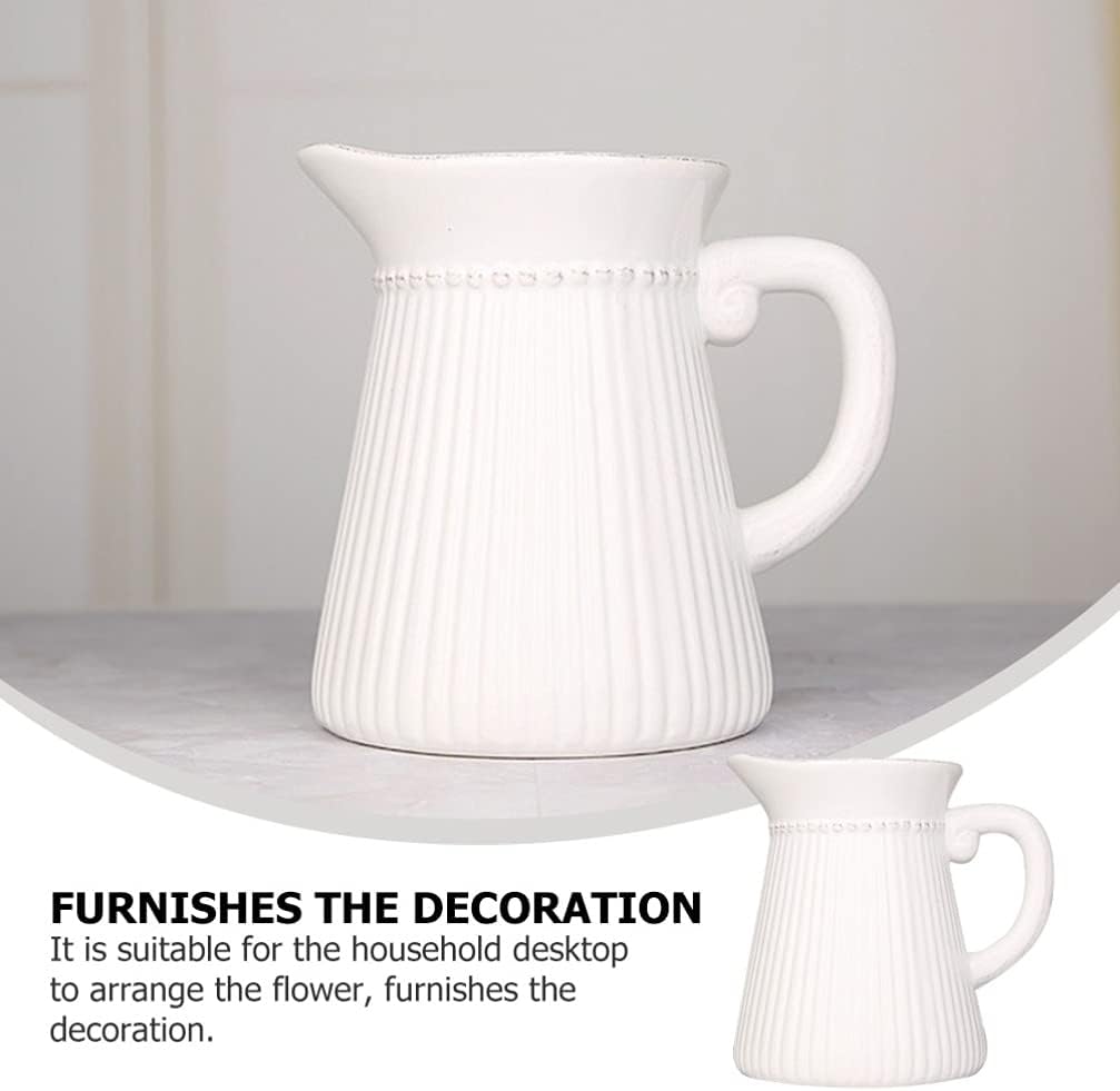 KESYOO Ceramic Vase With Simple Design For Home Office Kitchen Decor