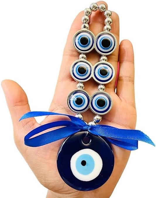 Blue Evil Eye Hanging Home Car Office Pack of 1