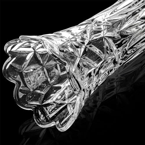 Dicunoy Set of 2 Crystal Flower Vases for Centerpieces