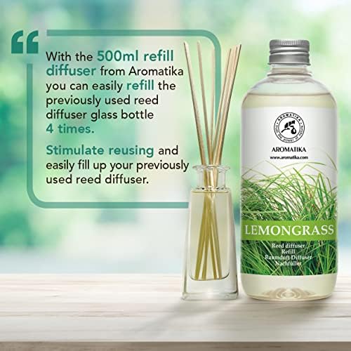 Lemongrass Diffuser Refill - Fresh Long Lasting Fragrance