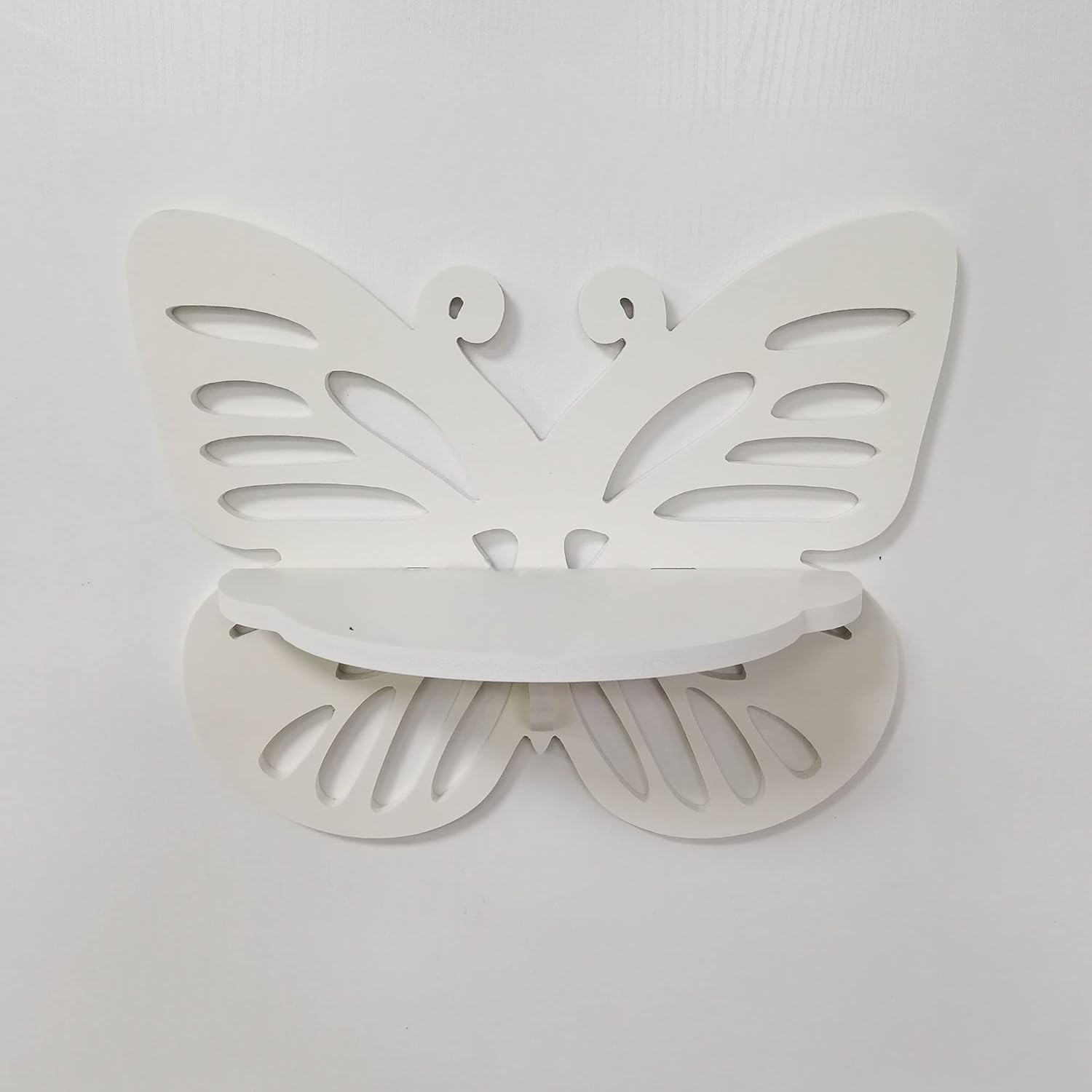 2PCS Butterfly Wall Shelf Cute Floating Storage for Kids Room and Nursery Decor