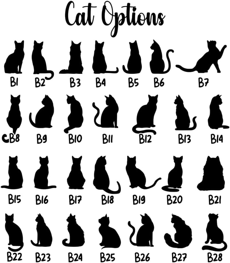 Custom Cat Memorial Suncatcher with Name for Pet Lovers