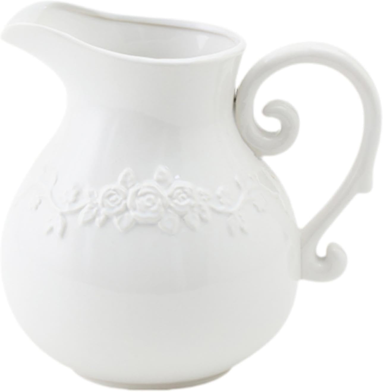 Elegant Ceramic Vase with Handle for Home Decor
