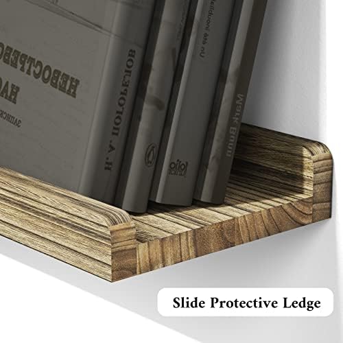 Love-KANKEI Floating Shelves Set of 2 Rustic Wood