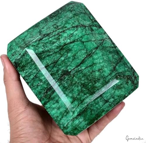 Natural Green Emerald Octagon Cut 27 Kilo Gemstone