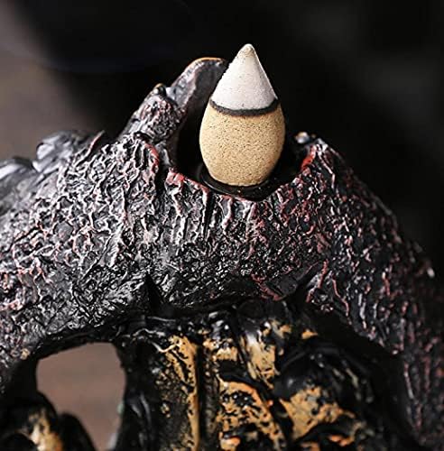 Jessie Backflow Incense Holder Set - 120 Cones 30 Sticks